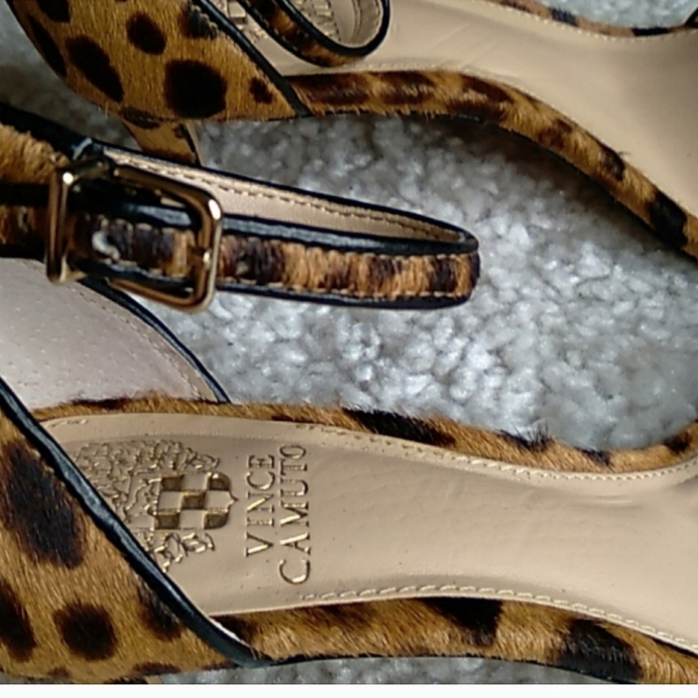 VINCE CAMUTO CALF HAIR Sebatini Heels Size 9.5 - Picture 11 of 15